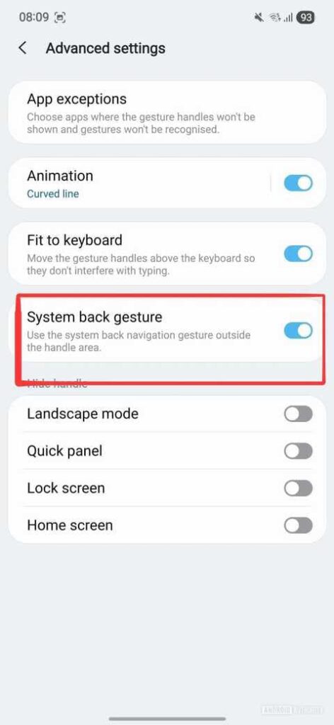 gesture samsung